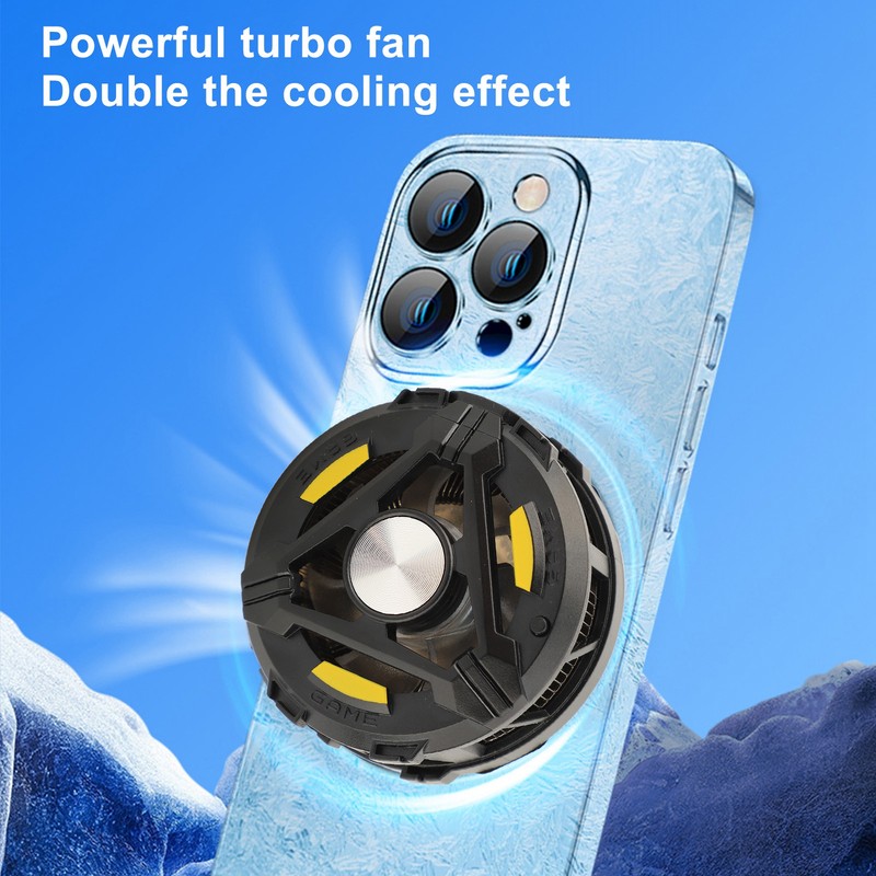 Tablet Cooler Semiconductor Magnetic 3 Speeds Tablet Radiator for Phone