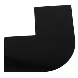 Gogogmee Hairline Design Card Beard Hairline Enhancing Card Barber Enhancement Hairline Shaping Tool Enhancement Card for Barbers Barber Tools Hair Line up Tools Barber Card Black PVC