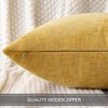MIULEE Pack of 2 Mustard Yellow Decorative Pillow Covers 20X20