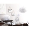 tesa TE58900-00014-02 transparentes, 5 ganchos + 8 Tiras Powerstrips Deco,