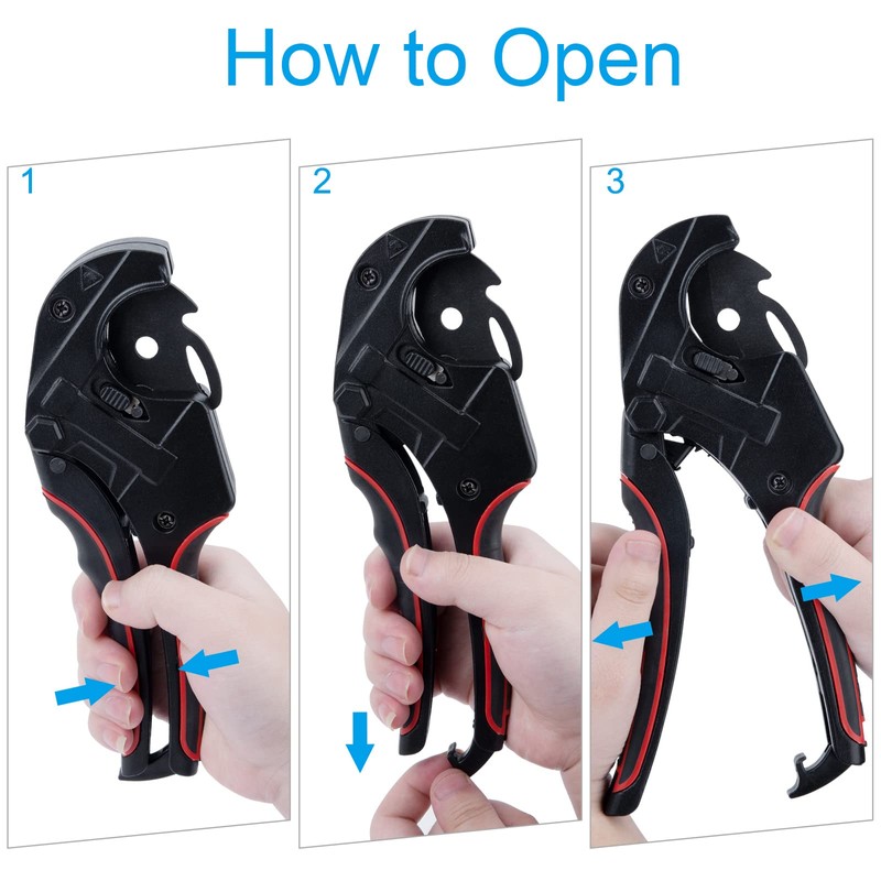 Plastic Pipe Cutter, 42 mm Diameter Professional Pipe Cutter with