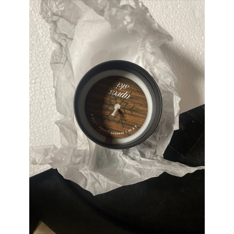 Unbranded Bullseye Apres Ski Black Tin Scented Candle