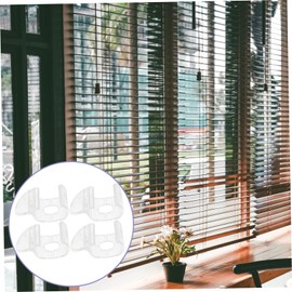 GRIRIW 4pcs Cordless Blind Handles Blind Clips for Valance Curtain Handles Clip Hooks Decorative Drapery Parts