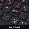 3PCS Arabic Keyboard Stickers for Laptop, MacBook Air/Pro, Desktop PC