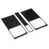 3Pcs Center Console Air Vent Cover Frame Carbon Fiber Outlet