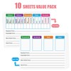 10 Pack Dry Erase Place Value Whiteboard Card,9" x 12"