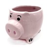 Cute Pig Ceramic Cup Pink Comfortable Grasp Smooth Mouth Lovely