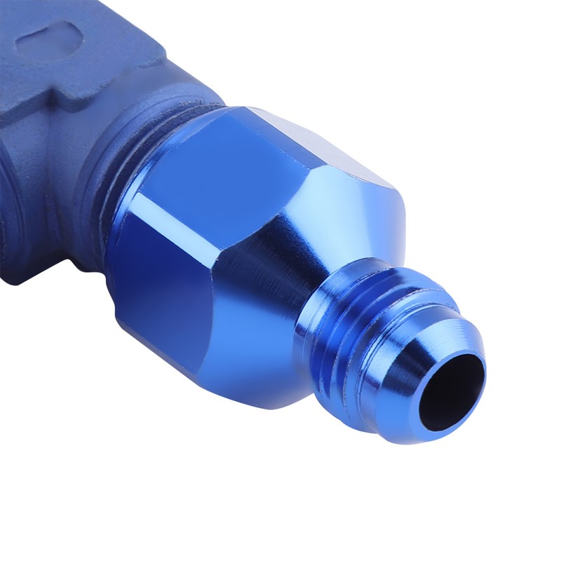 AN8 Braided Dual Feed Fuel Line Kit Carb Fittings for