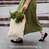 Eco Right Borsa Stoffa Shopper, Cotone Tote Bag, Borsa Donna,