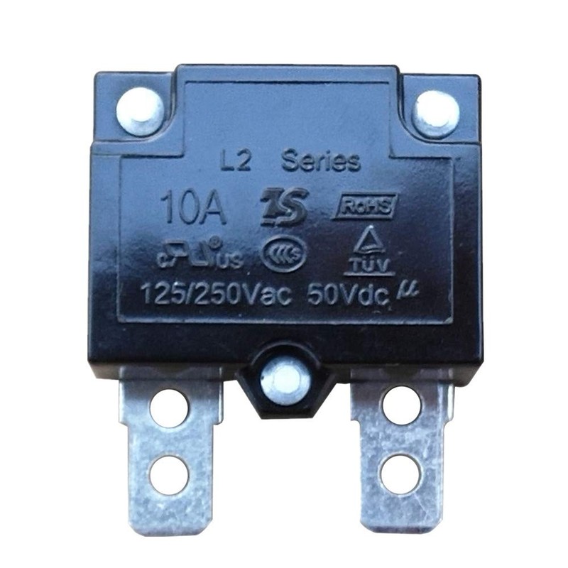 2Pcs 10A 125/250Vac 50Vdc Automatic Reset Relay Fuse Therma Switch