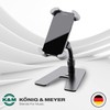 K&M Konig & Meyer Desktop Smartphone Stand - Black -