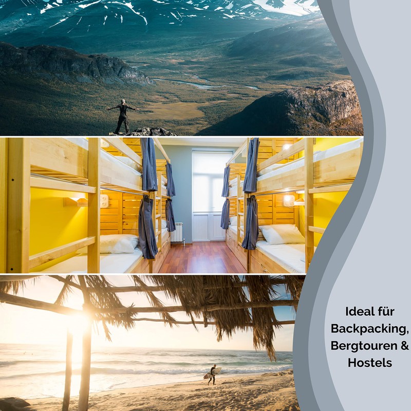 Backpacker's Journey Ultra Small and Ultralight (155 g) Travel Sleeping