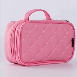 W204 Cosmetic Makeup Organza Travel Bag, Pink,