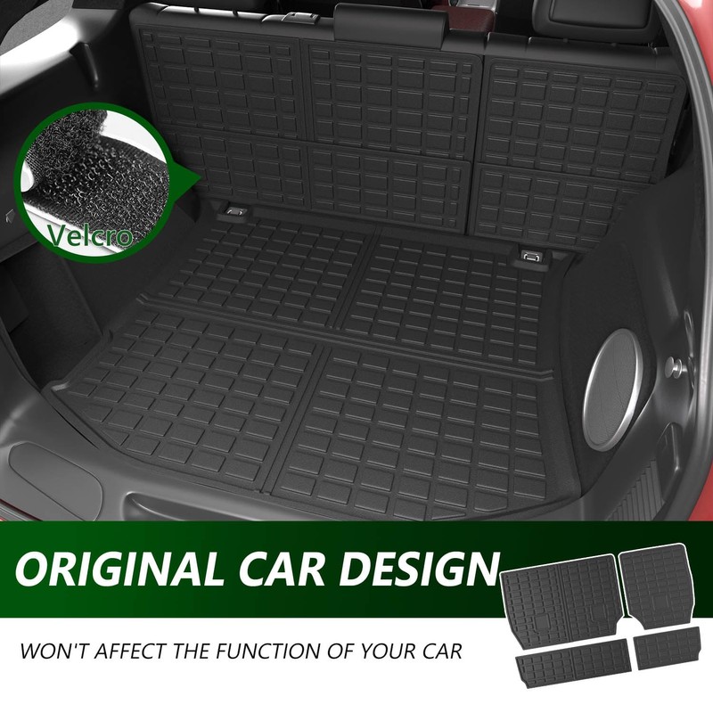 xipoqix Trunk Mat Backrest Mat Compatible with 2011-2021 Jeep Grand