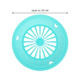 DOITOOL 10Pcs Reusable Plastic Paper Plate Holder for Party BBQ and Picnic Barbecue Paper Plate Trays Round Plate Support Plastic Dinnerware