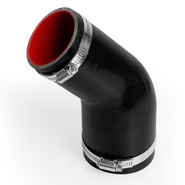 Tongze 45 Degree 2.5" to 3" Silicone Reducer Coupler Hose with 2PCS Clamps