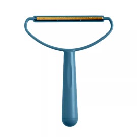 Miniduino Lint Remover Clothes Fuzz Shaver Reusable Double Sided Lint Remover - Blue