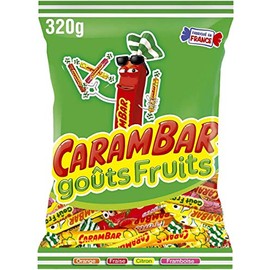 Carambar Dulces sabor frutas, 320g