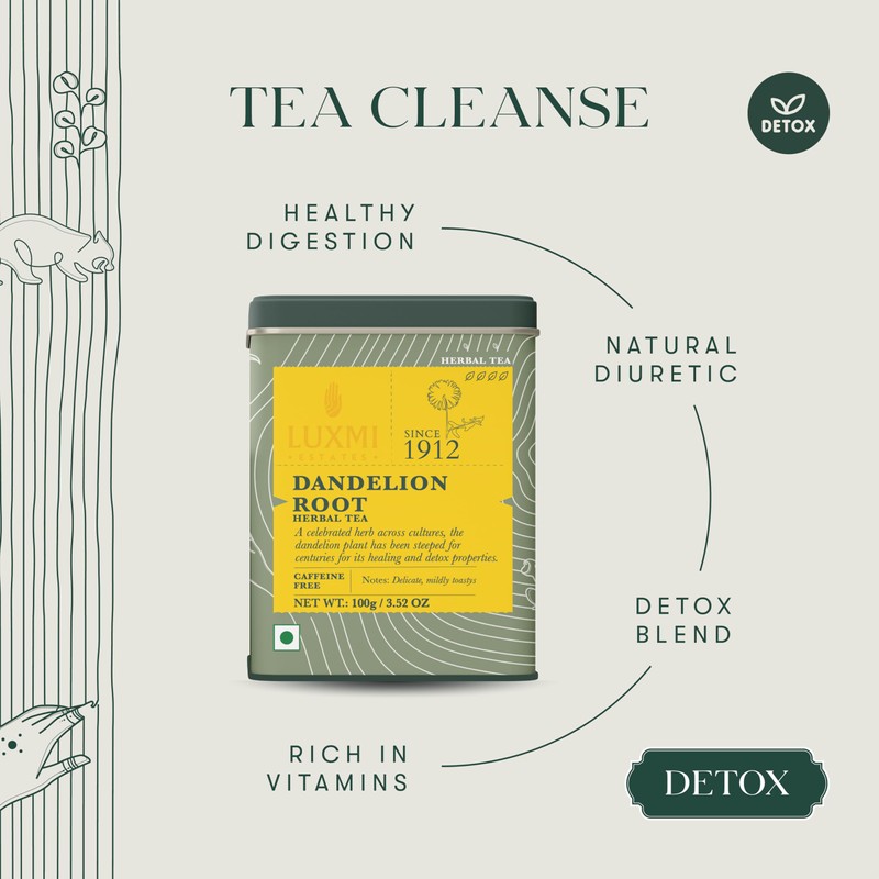 Luxmi Estates - Pure Dandelion Herbal - Organic Dandelion Tea