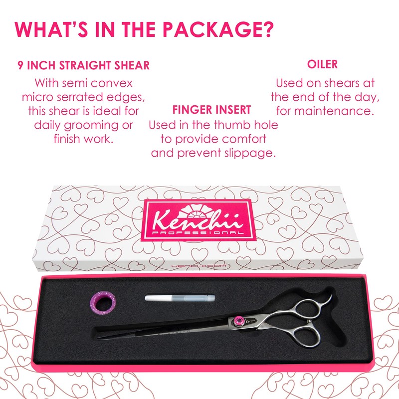 Kenchii Love 9" Straight Scissor