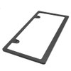 License Plate Frame, Slim Type, Black, Compatible with New Standard
