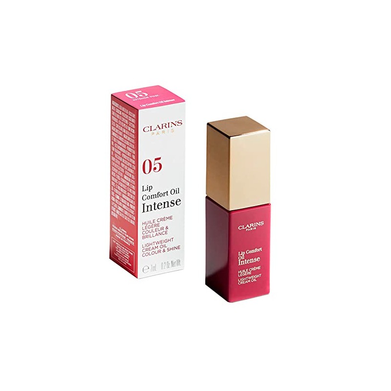 Clarins Lip Comfort Oil Intense #05-Intense Pink 7 Ml 7
