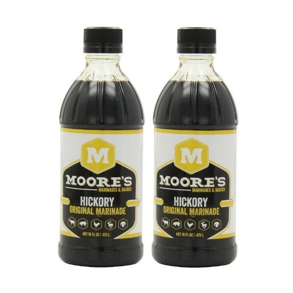 Moore's Hickory Original Marinade, 16 fl oz (pack of 2)