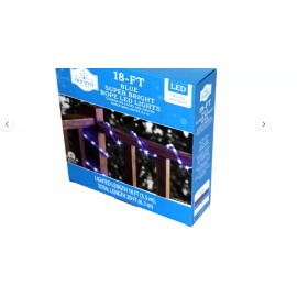 Holiday Time 18 FT Blue Super Bright Rope LED Lights 18 FT Long