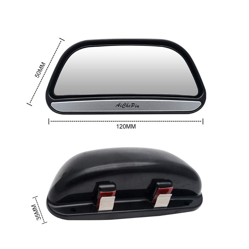 TOTMOX 360 Degree Blind Spot Mirror Adjustable Rear View Blind