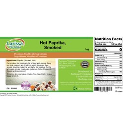Hot Paprika, Smoked (1 oz, ZIN: 526404)