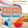 Silicone Freezer Trays with Lid, 1 Cup Soup Freezer Containers