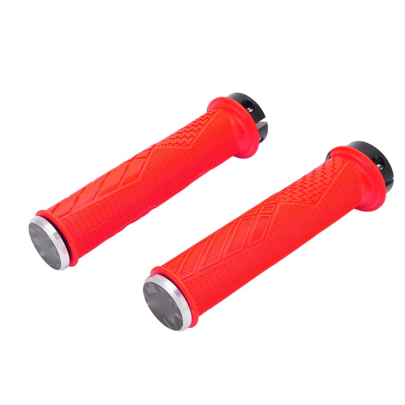 2pcs/set Bike Handlebar Grip Anti Slip Texture Durable Bicycle Handlebar