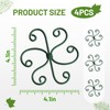 Yeomant 4PCS Iron Monstera Support, Uniquely Designed Plant Support Stakes