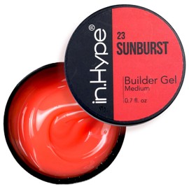 IN.HYPE UV/LED Camouflage Hard/Builder Gel for Nail Extension/Strengthening/Overlays (Sunburst)