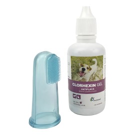Clorhexin Gel Oral Antiplaca 45 Ml Para Perros Y Gatos Sin Sabor