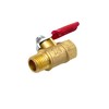3 Pcs 1/4 Npt Brass Ball Valves,1/4 Inch Male to