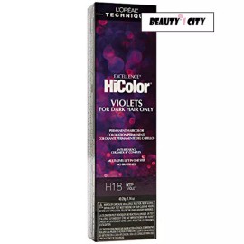 L'Oreal Technique Exc HiColor Permanent Hair Color 1.74oz (H18,19,20,21, - H18 - Deep Violet