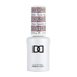 DND Super Platinum Glitter - Gel Bottle Only - 939 Rose Sparkle