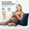 LELEFIDO Wedge Pillow Headboard Reading Pillow Triangular Backrest Support Pillow