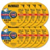 DeWalt Thin Stainless Steel Cutting Disc 115mm Pack of 10