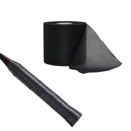 20 Meters Badminton Cushion Wrap 6CM Wide Black Sponges Tennis Racket Grip Tape For Badminton Racket Handle Anti Skid Cushion Accessories