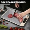 Titanium Cutting Board for Kitchen 1pc with Juice Groove –