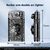 RSBYE Plasma Lighter USB Rechargeable Electric Lighters Windproof Flameless Dual