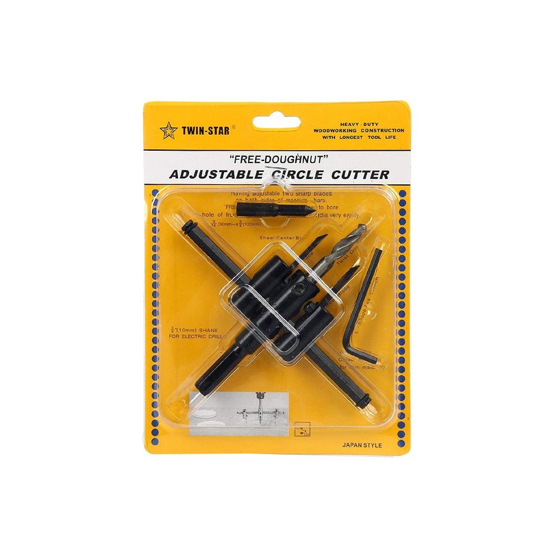 Adjustable Circle Cutter, 1.2 - 4.7 inches (30 - 120