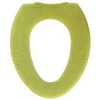 OKA Toilet Seat Cover, Green, O-type, VP Sunleaf Vivre Premiere