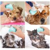 Pet Bath Massage Brush Puppy Dog Cat Grooming Cleaning Soft
