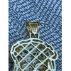 Solid 925 Sterling Silver Iced Jesus Piece Pendant - Men's