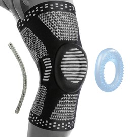 360 RELIEF Knee Support Men & Women – Knee Brace with Patella Gel Pads