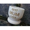 FastCraft BEST MUM EVER GREATEST WOODEN EGG CUP PRESENT IDEA