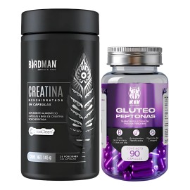 Birdman Creatina Monohidratada 125cáps + Glúteo Peptonas Kiv